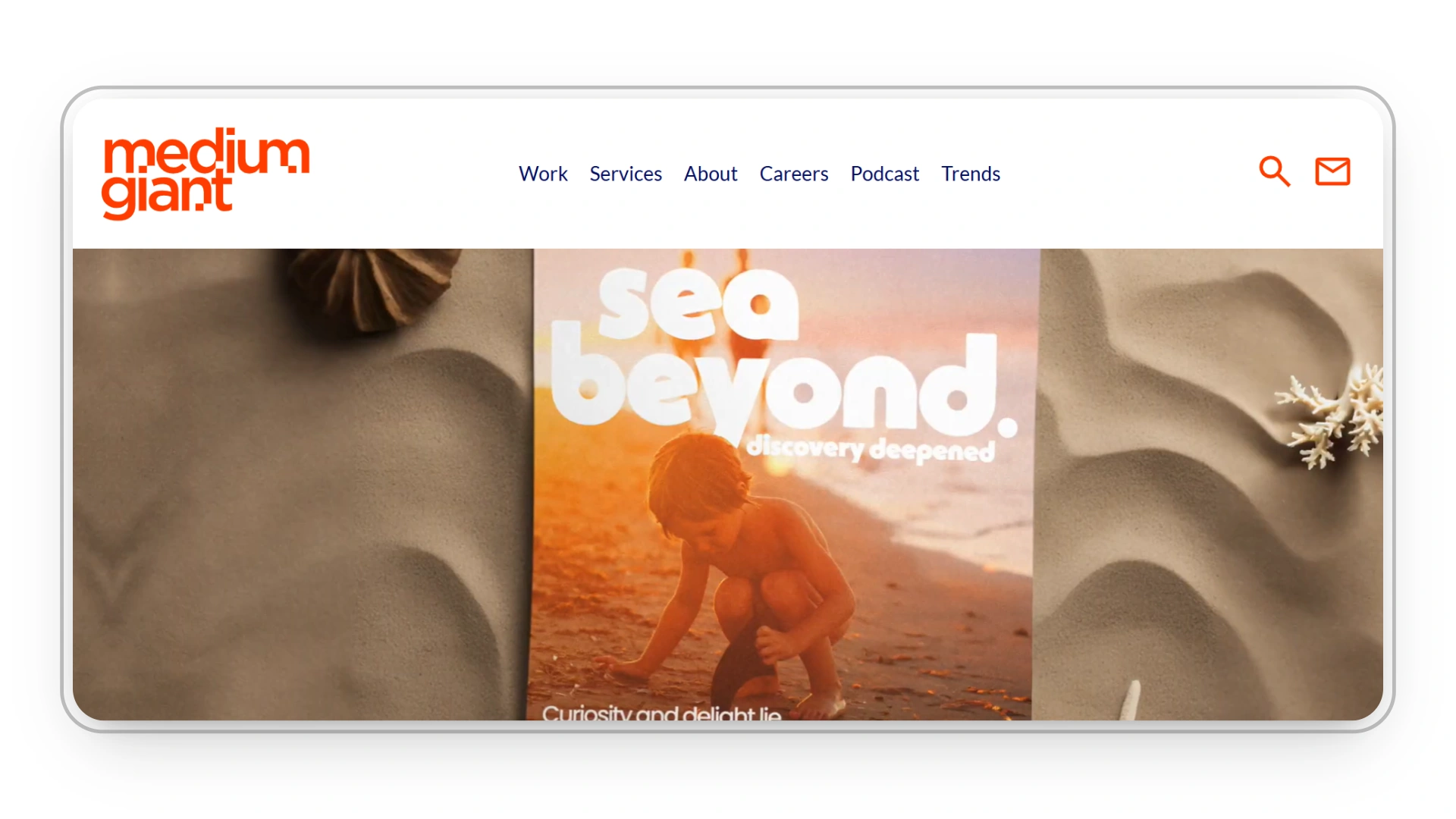 Medium Giant digital marketing agency homepage