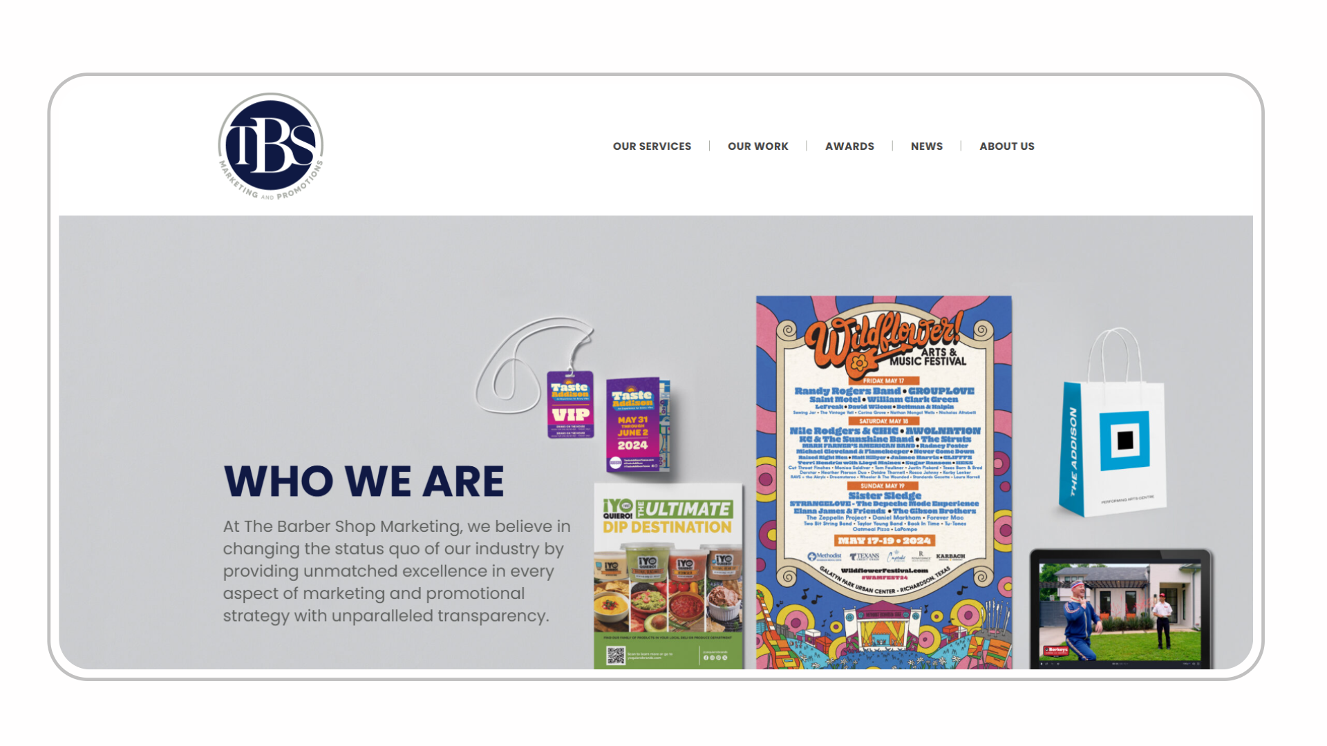 The Barber Shop Marketing is a full service marketing agency